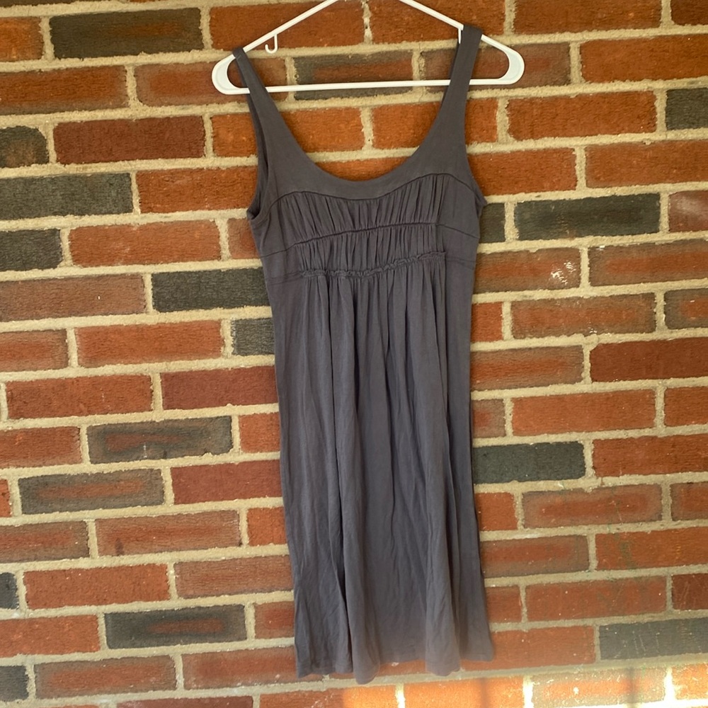 Soprano gray summer midi dress